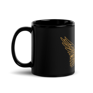 Open image in slideshow, Black Glossy Mug
